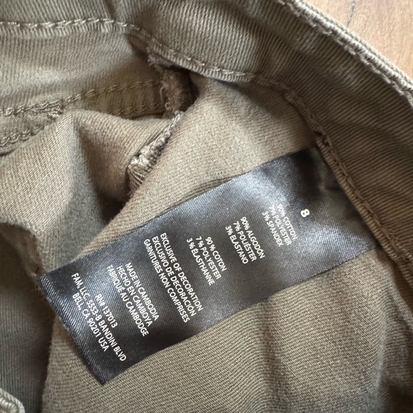 Banana Republic women’s green cargo style causal pants size 8 - Picture 6 of 6